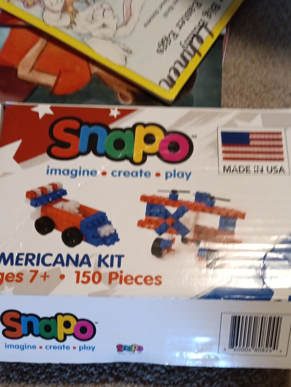 Snapo Americana Building Kit - Red, White, Blue